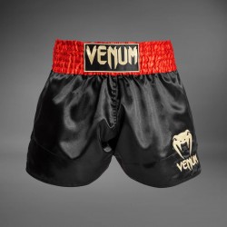 Trenky Muay Thai Venum Classic černá/červená/zlatá