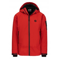 Pitbull West Coast pánská zimní softshellová bunda Rockfish červená
