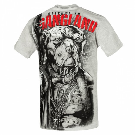 Triko Pitbull West Coast Welcome To Gangland šedá M