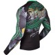 Rashguard Venum Crocodile černá, zelená dlouhý rukáv M