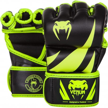 Rukavice MMA Venum Challenger neon zelená M