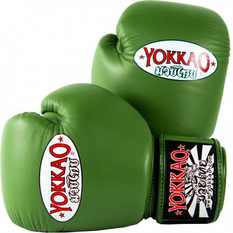 Boxerské_rukavice_Yokkao_Matrix_zelená