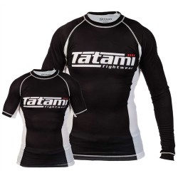 Rashguard Tatami Essentials černá krátký rukáv L