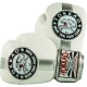 Boxerské rukavice Yokkao Official Fight Team stříbrná, bílá 10oz