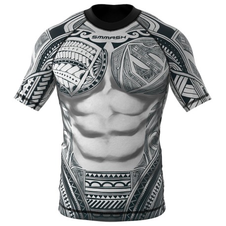 Rashguard_Smmash_Maori_krátký_rukáv
