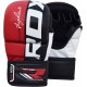 Rukavice MMA RDX Grappling T6 červená M