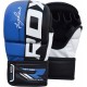 Rukavice MMA RDX Grappling T6 modrá M