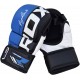 Rukavice MMA RDX Grappling T6 modrá M