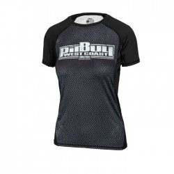 Dámský_rashguard_Pitbull_West_Coast_Mesh_Performance_Cage_krátký_rukáv