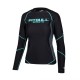 Pitbull_West_Coast_dámský_rashguard_Compression_dlouhý_rukáv_černo_tyrkysový