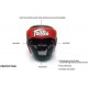 Boxerská helma Fairtex HG13 LAce Up černá/červená